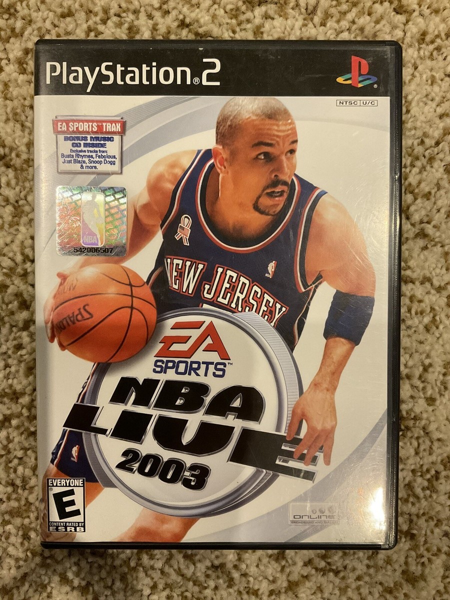 NBA Live 2003 Sony Playstation 2 PS2 Game Complete With Manual