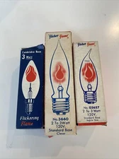 VINTAGE LOT OF FLICKER FLAMES