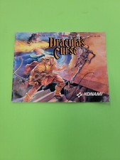 Castlevania III Dracula's Curse Nintendo NES Instruction Manual Booklet ONLY