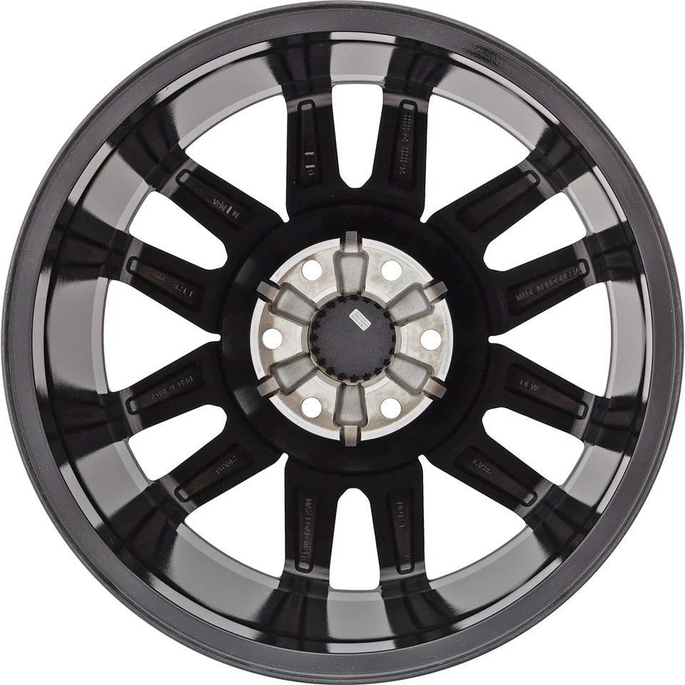 New 20" x 9" Machined Black Alloy Wheel Rim 2019-2025 GMC Yukon XL Sierra 1500 - Image 4 of 4