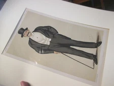 Antique Vanity Fair Spy Fred 1876 Chromolithograph Frederick G Burnary