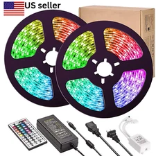 LED Strip Lights, 32.8 ft 10M(5Mx2) LED Lights 5050 LED Tape Lights, Flexible