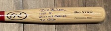 Bob Gibson Signed Baseball Bat 3 Inscriptions St. Louis Cardinals L@@K
