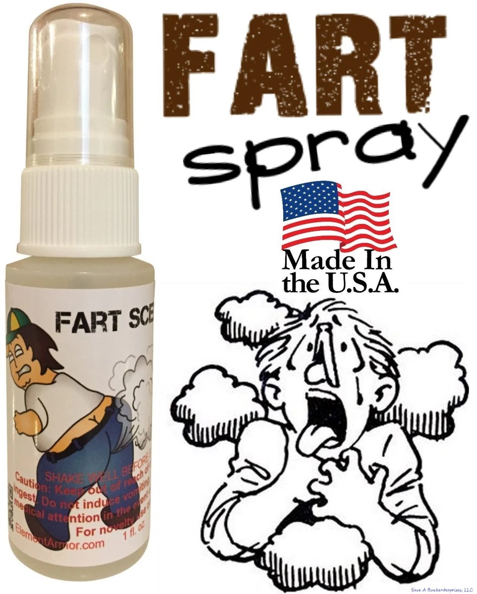 Fake Lotto Ticket + Liquid Fart Spray Can Stink Bomb Ass Stinky