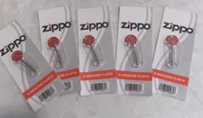 Zippo 30 Flints Plastic Dispenser, Aluminum, Multicolor, One Size 5PACK Modern