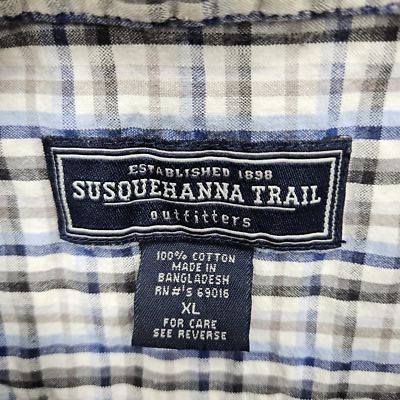 Susquehanna Trail Outfitters Men's XL White Button-Down Short