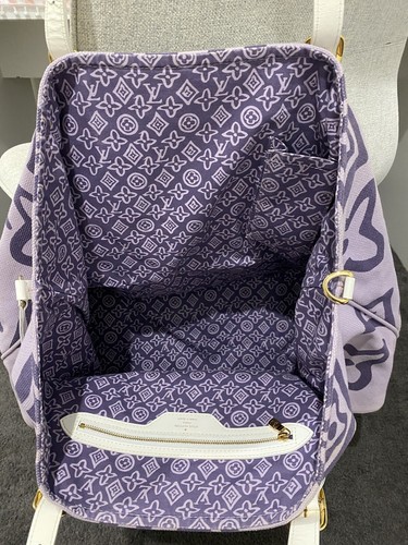LOUIS VUITTON - LIMITED EDITION TAHITIENNE CABAS TOTE BAG - PURPLE CANVAS - Picture 14 of 23