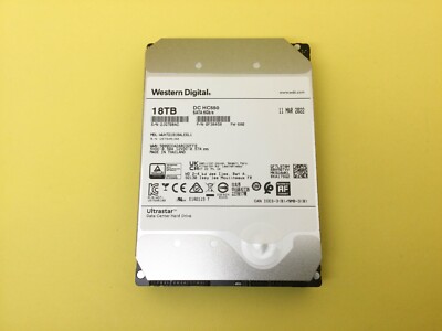 WD DC HC550 18TB 7200 RPM SATA 6Gb/s 3.5IN 512E SED HDD