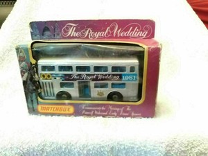 matchbox royal wedding bus 1981