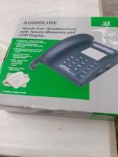 Audioline Handfree Speakerphone with 20 Memories and LCD Display