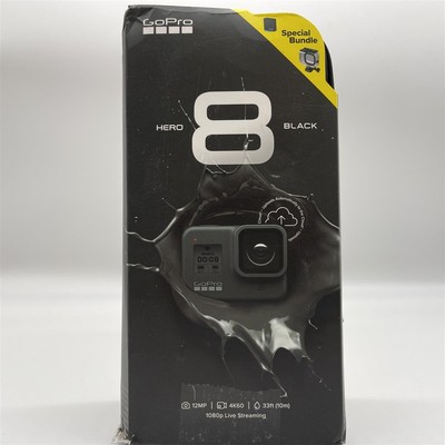 GoPro HERO8 Black Bundle - inklusive Stativ, Speicherkarte, Kopfbügel und Akku