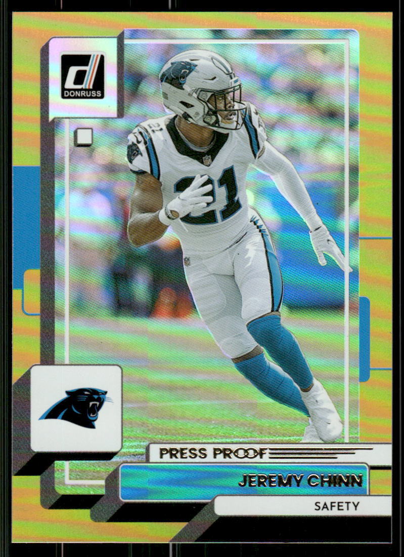 2022 Donruss #241 Jeremy Chinn Premium Press Proof
