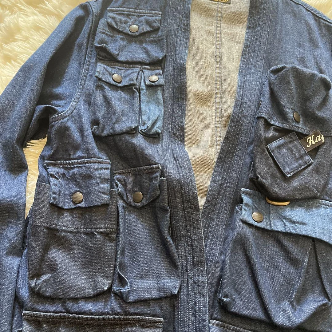 KAPITAL デニム フィッシング KIMONOシャツ キャピタル ジャケット WEB