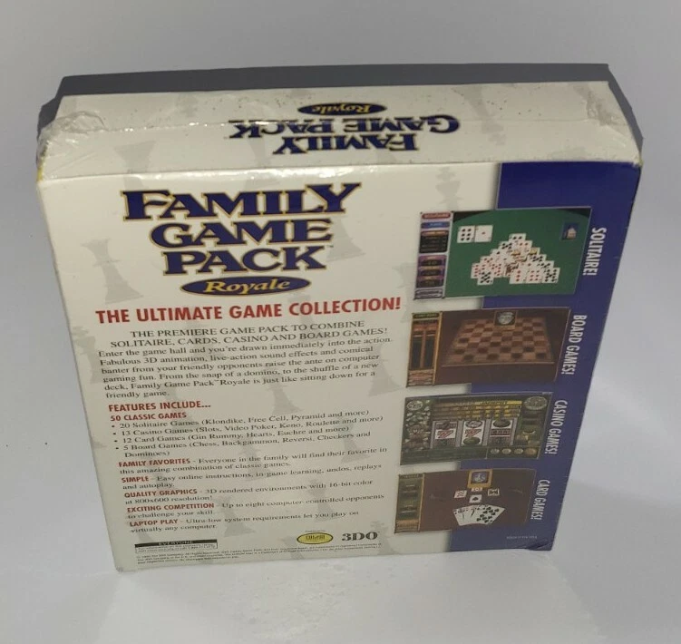 Family Game Pack Royale Greatest Hits 3DO PC CD ROM Complete Version - SEALED! - Image 3 of 4