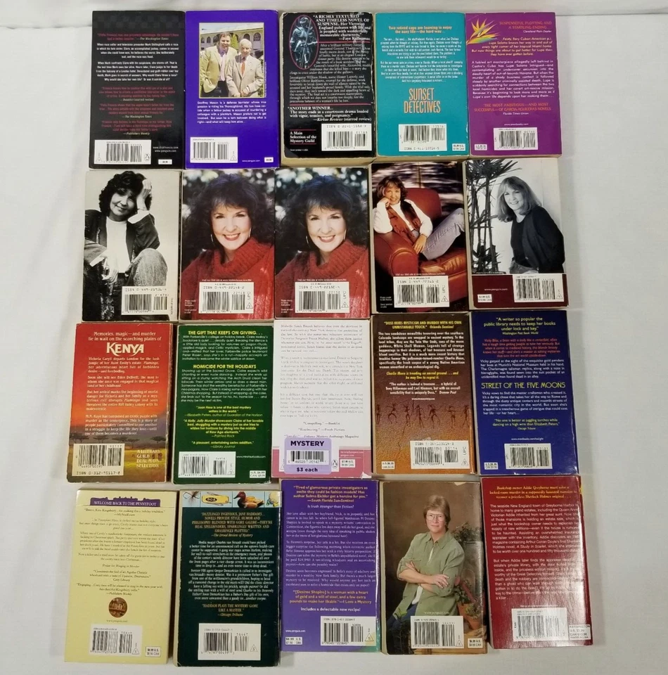 Комплект из 20 уютных таинственных книг в мягкой обложке Cozies Mysteries криминальные романы - Изображение 2 из 4