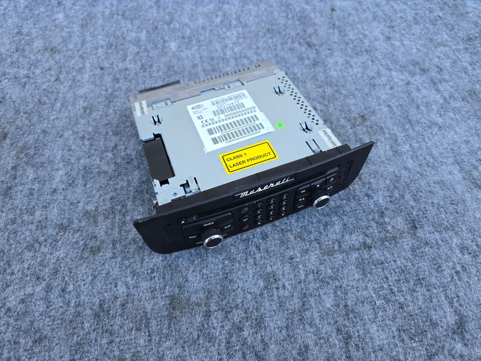 AM FM SINGLE CD RADIO MULTIMEDIA RECEIVER PLAYER 08-19 MASERATI GRANTURISMO M145