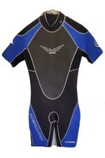 Mercury US DIVERS Wet Suit Blue, Gray  Black 3/2 Titanium Youth Size Small