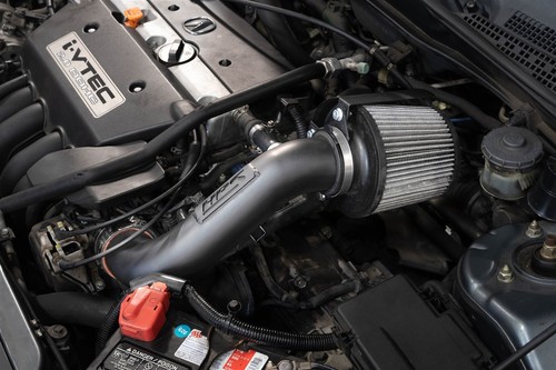 HPS Performance Polish Air Intake Kit + Heat Shield Shortram Cool Ram , 827-724P - Picture 2 of 7
