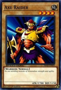 Axe Raider - SBAD-EN009 - Common - 1st Edition x3 - Near Mint