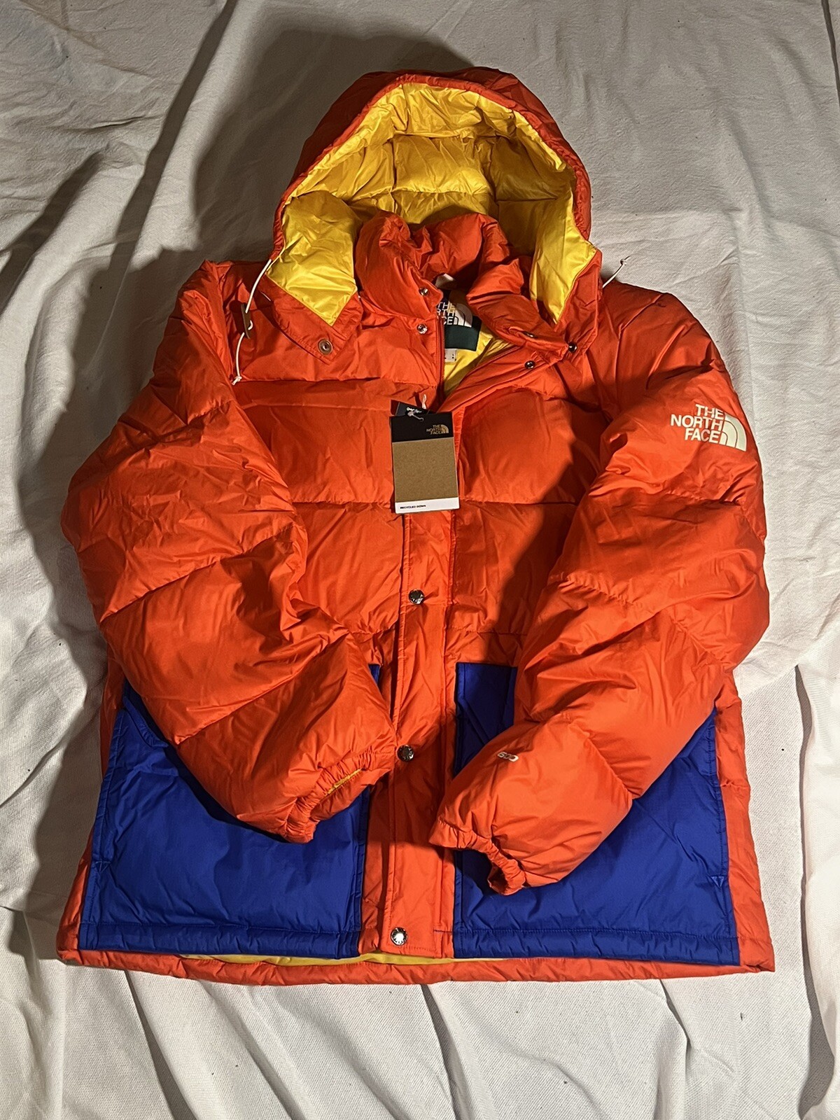 The North Face Sierra Color Block Parka Men’s M Flare Red NWT Rare! Sold Out!!