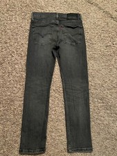 EUC Levi's 510 Slim Fit Skinny Jeans GRAY Mens tag 30x29 MEASURED 30x28 9213