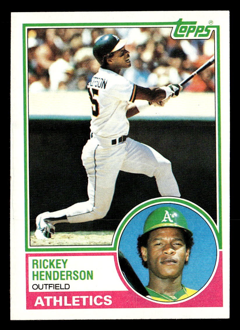 1983 Topps #180 Rickey Henderson