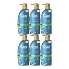 Head & Shoulders Supreme Scalp Shampoo Argan Oil & Aloe Vera 18.6oz (Pack of 6)