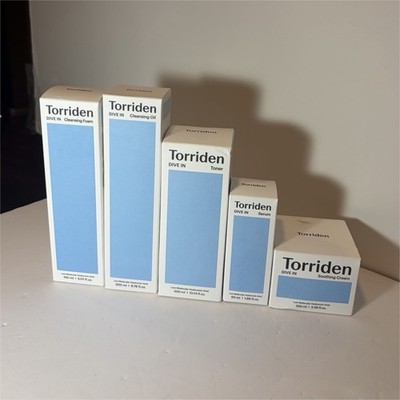 Torriden DIVE IN Face Skin Care Set Cleansing Foam Oil Toner Serum Cream