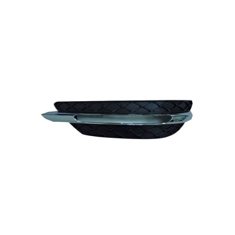 Grille de pare-choc Mercedes noire avec moulure chromée