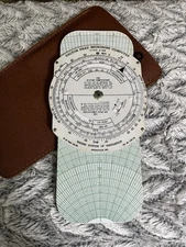 Dalton Dead Reckoning Computer Circular Slide Rule Weems E-6B