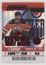 2019-20 Upper Deck Credentials Debut Ticket Access Red 17/99 Josh Currie #56 e5r