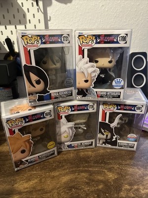 Bleach Funko Pop Sammlung mit: Ichigo 1610 Chase, Ulquiorra 1691, Rukia 1731,