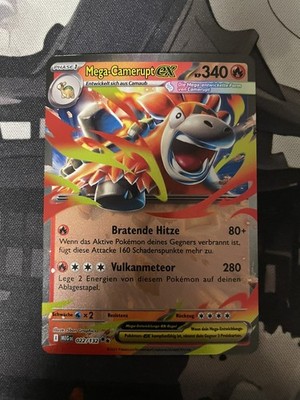 Pokemon MEG 022/132 Mega-Camerupt Ex - Mega Entwicklung