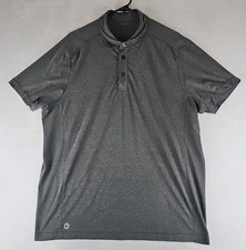 UNTUCKit Polo Shirt Clavidor Men XL Short Sleeve Gray Reg Fit Style 31436