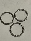 Lot of 4 Signed 925 Sterling Silver Ring one missing stones scrap or rewear 9.4g — photo 2