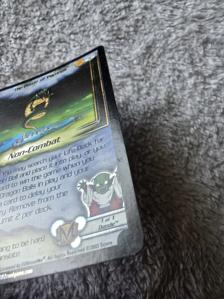 DBZ Dragon Ball Z FOIL The Power Of Porunga Preview 5 CCG Unlimited Kid Buu Saga - Image 4 of 4