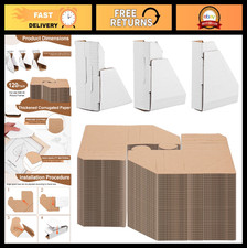 120 Pack Adjustable Cardboard Corner Protectors for Artwork Picture Frames - S