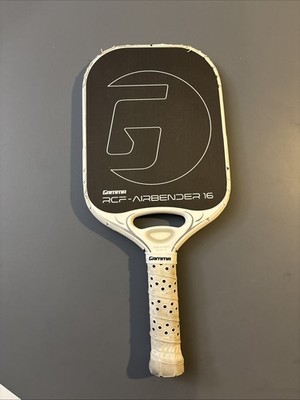 GAMMA 16 mm RCF Airbender Pickleball Paddle Raw Carbon Fiber