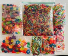 Huge 6 LBS Lot Vintage Lite-Brite Replacement Pegs Multi-Color All Shapes Sizes