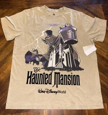 No Tag Reprint 2025  The Haunted Mansion Hatbox Ghost T-Shirt Size S - 5XL