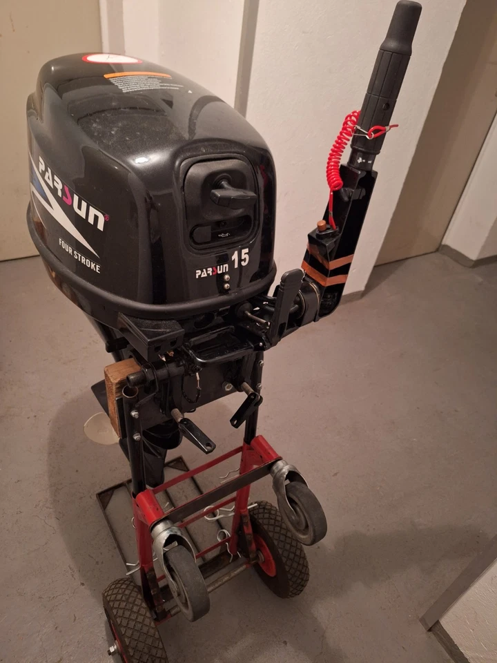 Aussenbordmotor PARSUN 15 PS Aussenborder ABMS ABML Bootsmotor Außenbordermotor - Bild 3 von 4