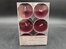 30 PC Pier 1 Cranberry Balsam Tea Lights Candle