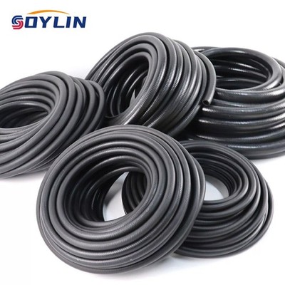 Fuel Hose Gas Lines Push Lock NBR Rubber SAE 30R7 5FT 10FT 15FT 25FT 300PSI 
