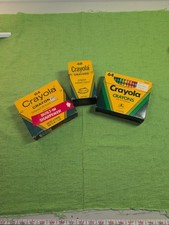 Vintage Crayola Crayons Lot Of 3 Boxes