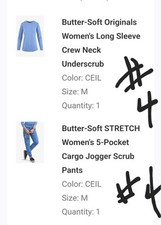 scrub sets women medium