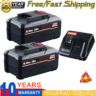 2X NEU Für EINHELL 18V original Akku 5,5/8,0 Ah / Ladegerät PXC Power X-Change