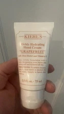Kiehl's Richly Hydrating Grapefruit Scented Hand Cream 2.5 oz/75ml New Sealed