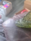 Vintage FENTON Olde Virginia Art Glass Baby Shoe or Bootie Daisy & Button