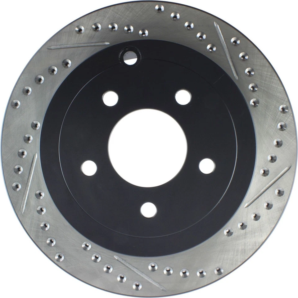 StopTech 127.61091L Sport Cross-Drilled And Slotted Disc Brake Rotor - Image 3 of 4