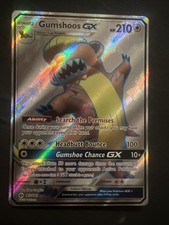 Carta Pokemon Base Sole e Luna Gumshoos GX 145/149 Full Art Ultra Rara HP